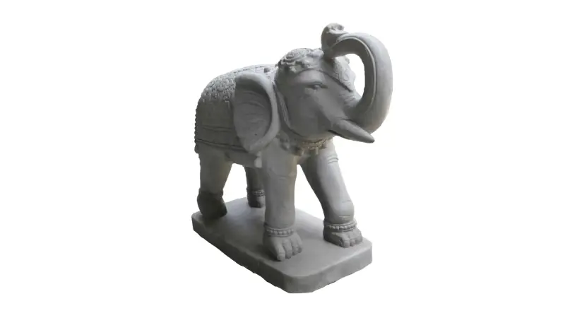Product image 1 of the product “Indian elephant length approx.100cm, head facing right and right foot forward ”